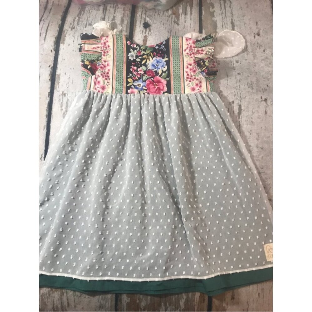 Rosa Flamenco Flower Dress NWOT